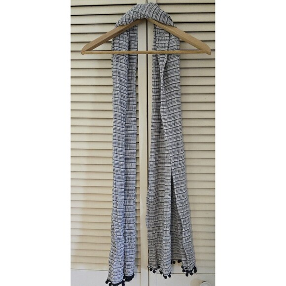 Avoca Handweavers Scarf 100% Pure Wool Gray Blue Made in Ireland - Picture 1 of 5